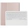 Mobigear Ultra Thin iPad Air 13 Inch (2026) Hoes QWERTY Bluetooth Toetsenbord Bookcase + Stylus Houder - Roségoud