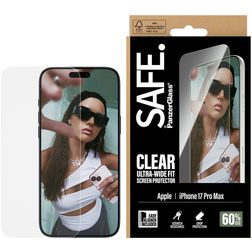 SAFE by PanzerGlass Ultra-Wide-Fit iPhone 17 Pro Max Glazen Screenprotector - Case Friendly + Installatieframe