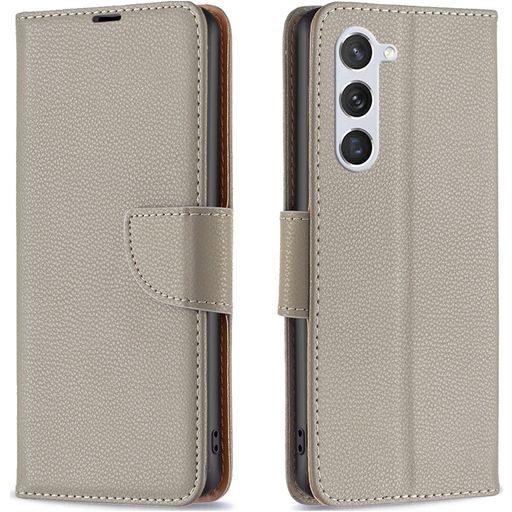 Mobigear Excellent Samsung Galaxy S23 Hoesje Bookcase Portemonnee - Grijs