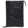 Xccess Survivor All-round Samsung Galaxy Tab S8 Plus Hoes Hard Kunststof,Siliconen Backcover + Schouderband + Standaard - Zwart