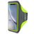 Mobiparts Comfort Fit Telefoonhouder Hardlopen iPhone XR Sport Hoesje Neopreen Sportarmband - Neon Green