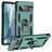 Mobigear Armor Ring Google Pixel 7 Hoesje Hardcase Backcover Shockproof met Ringhouder - Groen