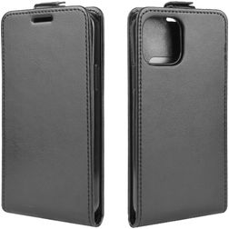 Mobigear iPhone 12 Hoesje Flipcase - Zwart