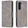 Mobigear Excellent Samsung Galaxy S25 Plus Hoesje Bookcase Portemonnee - Grijs