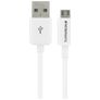 Mobiparts USB-A naar Micro USB Kabel 3 m - Wit