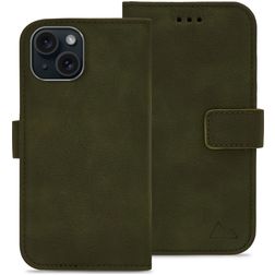 My Style Flex Wallet iPhone 15 Hoesje Bookcase Portemonnee - Forest Green