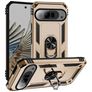 Mobigear Armor Ring Google Pixel 9 Pro XL Hoesje Hardcase Backcover Shockproof met Ringhouder - Goud