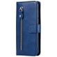 Mobigear Zipper Huawei P Smart (2020) Hoesje Bookcase Portemonnee - Blauw