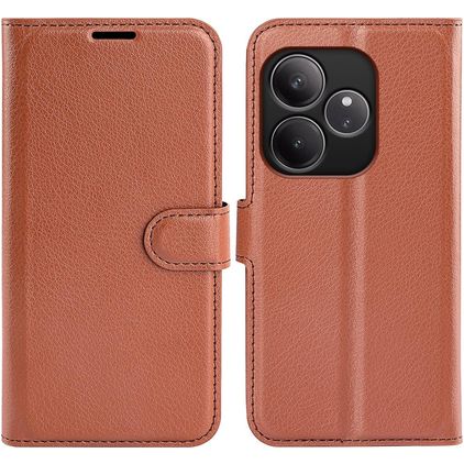 Mobigear Classic Realme GT 6 Hoesje Bookcase Portemonnee - Bruin