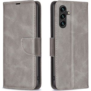 Mobigear Excellent Samsung Galaxy A35 Hoesje Bookcase Portemonnee - Grijs