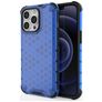 Mobigear Honeycomb iPhone 14 Hoesje Hardcase Backcover Shockproof - Blauw