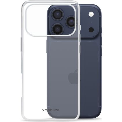 Mobilize Gelly Case Doorzichtig iPhone 18 Pro Max Hoesje Flexibel TPU Backcover - Transparant