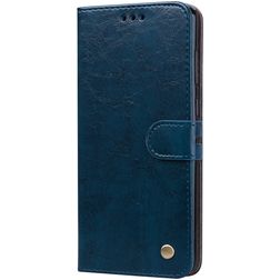 Mobigear Wallet Samsung Galaxy A9 (2018) Hoesje Bookcase Portemonnee - Blauw
