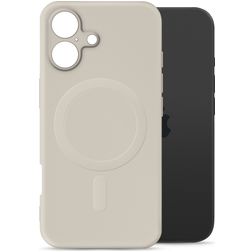 My Style Protective Flex iPhone 17 MagSafe Hoesje Flexibel TPU Backcover - Antique White