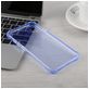 Mobigear Cushion iPhone XR Hoesje Flexibel TPU Backcover Shockproof - Transparant / Blauw