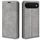 Mobigear Retro Slim iPhone Air Hoesje Bookcase Portemonnee - Grijs