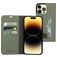 Mobiparts Classic Wallet iPhone 14 Pro Max Hoesje Bookcase Portemonnee - Stone Green