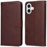 Mobigear Wallet iPhone 17 Hoesje Bookcase Portemonnee - Bruin