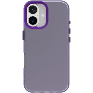 Mobigear Crystal iPhone 16 Plus Hoesje Hardcase Backcover - Paars
