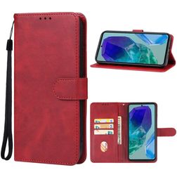 Mobigear Wallet Samsung Galaxy M55 Hoesje Bookcase Portemonnee - Rood
