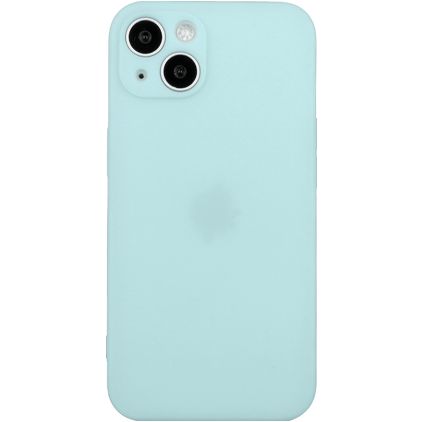 Mobigear Colors iPhone 15 Hoesje Flexibel TPU Backcover - Turquoise