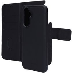 Mobiparts Samsung Galaxy A56 Hoesje Echt Leer Uitneembare 2in1 Bookcase Portemonnee - Zwart