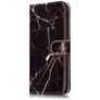 Mobigear Marble iPhone 7 Plus Hoesje Bookcase Portemonnee - Zwart