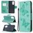 Mobigear Butterfly Samsung Galaxy S20 FE Hoesje Bookcase Portemonnee - Turquoise