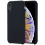 Mobigear Rubber Touch iPhone XR Siliconen Hoesje Backcover - Zwart