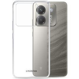 Mobilize Gelly Case Doorzichtig POCO M7 Pro Hoesje Flexibel TPU Backcover - Transparant