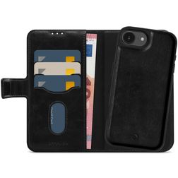Mobilize Gelly Wallet iPhone 16e MagSafe Hoesje Uitneembare 2in1 Bookcase Portemonnee - Zwart