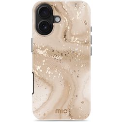 MIO iPhone 17 MagSafe Hoesje Hardcase Backcover - Gold Marble