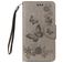 Mobigear Butterfly Samsung Galaxy A8 (2018) Hoesje Bookcase Portemonnee - Grijs