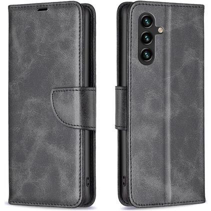 Mobigear Excellent Samsung Galaxy S25 FE Hoesje Bookcase Portemonnee - Zwart