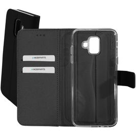 Mobiparts Premium Wallet Samsung Galaxy A6 (2018) Hoesje Bookcase Portemonnee - Zwart