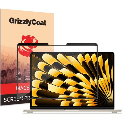 GrizzlyCoat Premium MacBook Air 15 Inch (2023-2026) Screenprotector Folie - Case Friendly