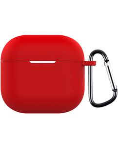 Mobigear Colors Apple AirPods 4 Hoesje Flexibel Siliconen - Rood