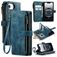 CaseMe C30 iPhone 16e Hoesje Bookcase Portemonnee - Blauw