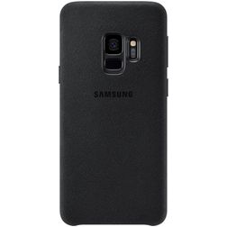 Samsung Alcantara Samsung Galaxy S9 Hoesje Alcantara Backcover - Zwart