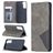 Mobigear Rhombus Slim Samsung Galaxy S21 Hoesje Bookcase - Grijs