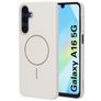 Mobiparts Slim Line Samsung Galaxy A16 MagSafe Hoesje Hardcase Backcover - Off White