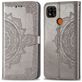Mobigear Mandala Xiaomi Redmi 9C Hoesje Bookcase Portemonnee - Grijs