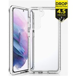ITSKINS SupremeClear Doorzichtig Samsung Galaxy S21 Plus Hoesje Hardcase Backcover Shockproof - Transparant