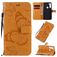 Mobigear Butterfly Motorola Moto G8 Power Hoesje Bookcase Portemonnee - Cognac