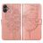 Mobigear Butterfly Samsung Galaxy A05 Hoesje Bookcase Portemonnee - Roségoud