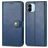 Mobigear Snap Button Xiaomi Redmi A1 4G Hoesje Bookcase Portemonnee - Blauw