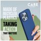 CARE by PanzerGlass Fashionable iPhone 16 Pro Siliconen MagSafe Hoesje Backcover - Blauw