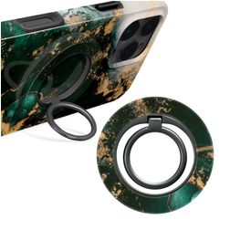 MIO Holder MagSafe Telefoon Ring - Green Marble Universeel