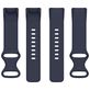 Mobigear Sport Dual Siliconen Fitbit Charge 5 Bandje Druksluiting - Donkerblauw