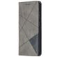 Mobigear Rhombus Magnetic Leather Wallet Case Gray Samsung Galaxy A52 5G